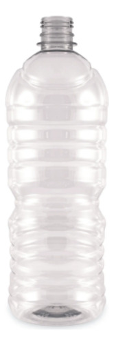 Botella Para Agua Pet Transparente 1 L Con Tapa 25 Piezas