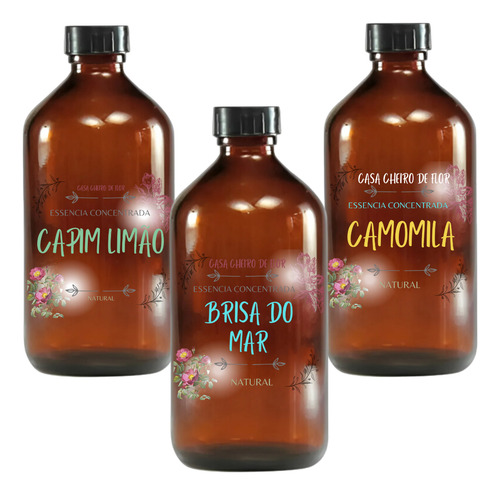 Kit Calmaria 3 Essencias 100ml Para Velas