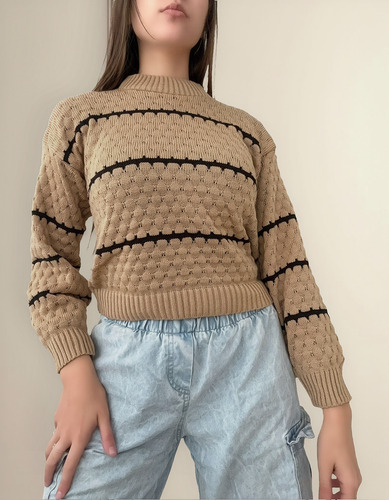 Sweater Tejido Acrilico Con Diseño Nueva Temporada