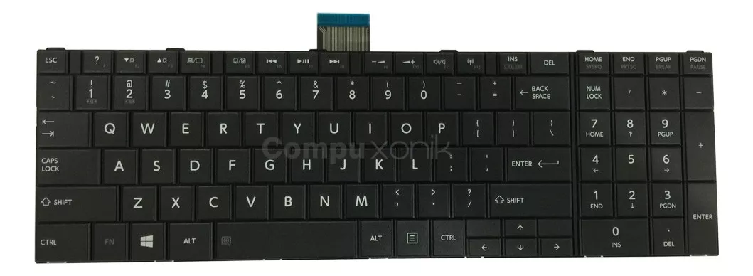 Segunda imagen para búsqueda de teclado ingles toshiba p755
