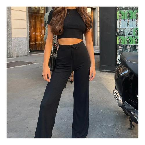 Mz Conjunto Casual De Moda For Mujer En Color Liso