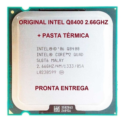 Imagem 1 de 10 de Original Intel 775 Core 2 Quad Q8400 2,66ghz Frete Grátis