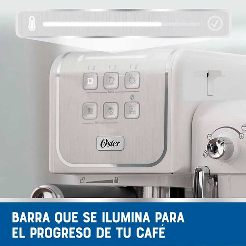 Cafetera Express Oster Primalatte Touch Bvstem6801w White