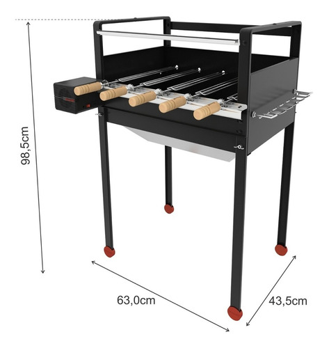 Churrasqueira Giragrill Garden Bivolt