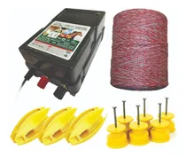 Comprar 01 Eletrificador + 1000m Fio Eletro + 200 Rold. 36x36 + 30 C