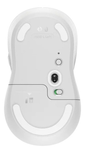 Mouse Logitech M650 L Blanco Inalambrico 5 Botones
