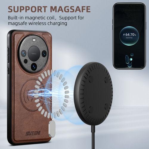 Funda Tipo Cartera De Poliuretano, Tpu, Imán Y Piel Con Tapa Para Huawei Mate 60 Pro Para Mate 60proplus Para Mate 60 Pr