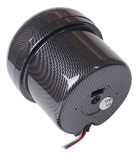 Tacómetro Automóvil.. 75'' Fibra Carbono Universal Rpm 0-800