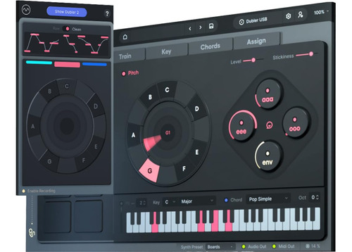 Kit De Estudio Dubler 2 Controlador De Voz A Midi Usb