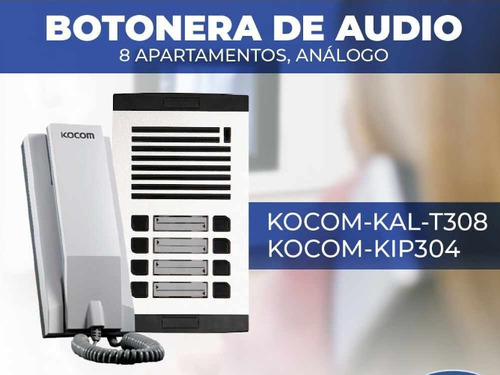 Intercom Kocom De Audio Para 8 Apartamentos 