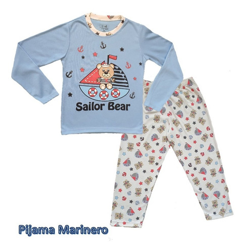 Pijama Infantil Niño Modelo Marinero