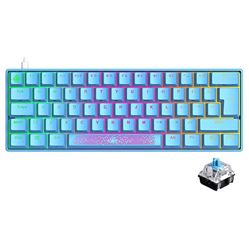 Teclado Gaming Mecánico 60% Rgb Anti-ghosting