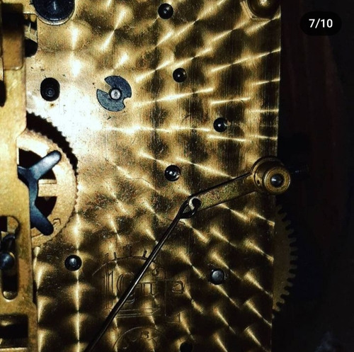 Reloj Antiguo Juba Alemán Péndulo Llave Carrillon Impecable (Usado)