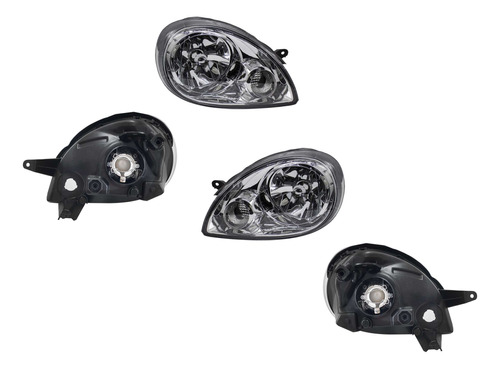 Par De Faros Chevy C2 2004-2005-2006-2007-2008 Opt