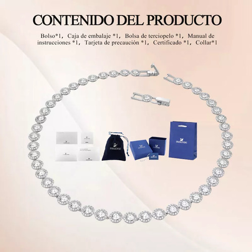 Collar Cristal Swarovski Angelic All Around + Kit De Regalo