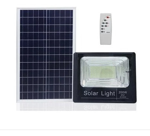 Focos Solar Reflector 200w Con Panel Solar Y Control + Envio