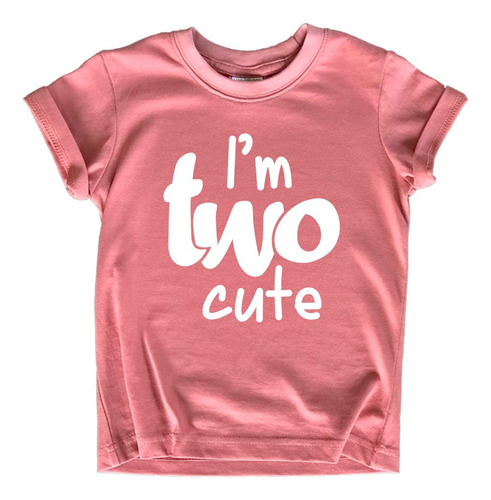 Trajes De 2º Cumpleaños Para Niñas Pequeñas Im Two Cute Shir