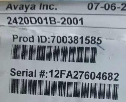 Teléfono Digital Avaya 2420