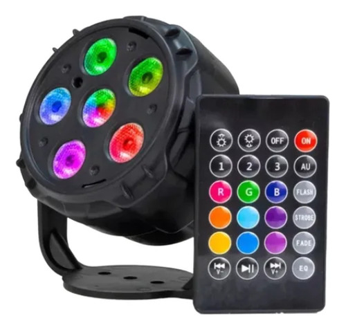 Canhão De Luz Led Jogo De Luzes Som Bluetooth Com Controle