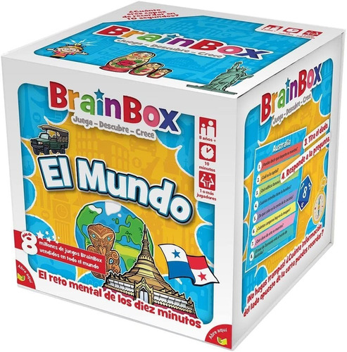 Brainbox El Mundo: Juego De Mesa Para La Familia Y Amigos