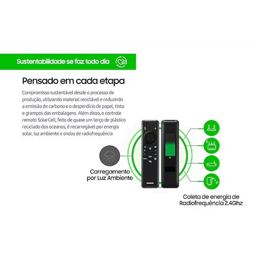 Smart Tv 50'' Crystal Uhd 4k 50cu8000 2023 Preta Samsung
