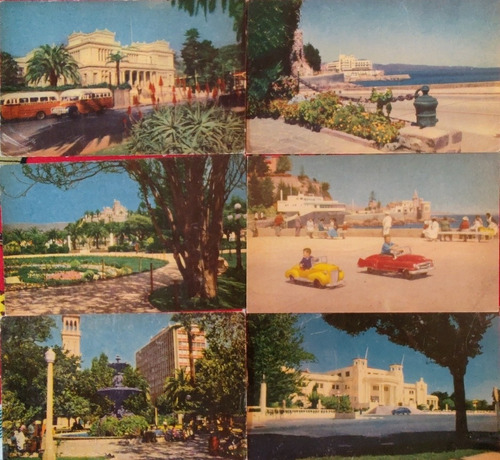 6 Antiguas Postales Viña Casino Codarte 1960 (ff245