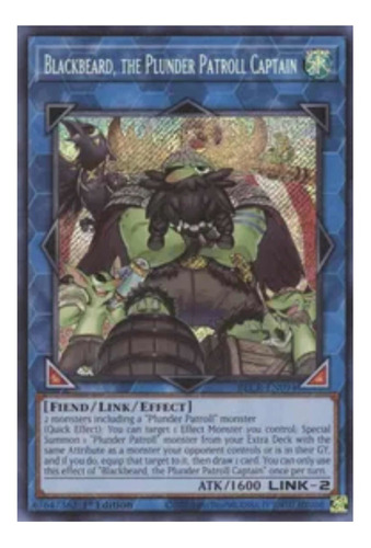 Yugioh! Blackbeard, The Plunder Patroll Captain