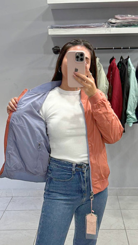 Campera Bomber Reversible Yd Para Adultos Sin Género
