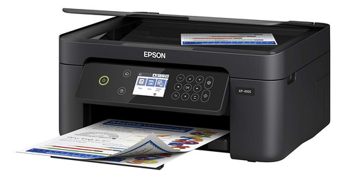 Epson Expression Home Xp-4105 Impresora De Inyección De Tinta A Color Inalámbrica Todo En Uno, Color Negro - Escaneo De Copia De Impresión - Lcd A Color De 2,4 Pulgadas, 10,0 Ppm, 5760 X 1440 Ppp