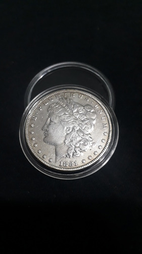 Moneda 1 Dolar De Plata Morgan Año 1881 (Usado)