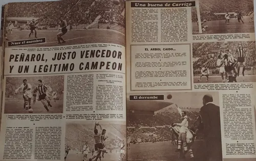 Goles 923 Peñarol 4 River 2, Peñarol Campeon De America 1966 (Usado)