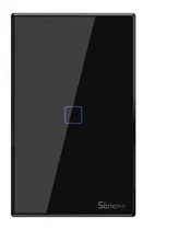 Comprar 5 Interruptores Wifi Sonoff T3 1 Tecla Preto Brasil 