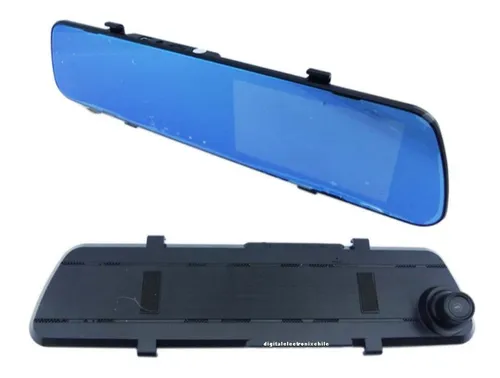 Imagen 1 de 2 de Espejo Retrovisor Auto Grande Camara Frontal Y Retroceso 4.6