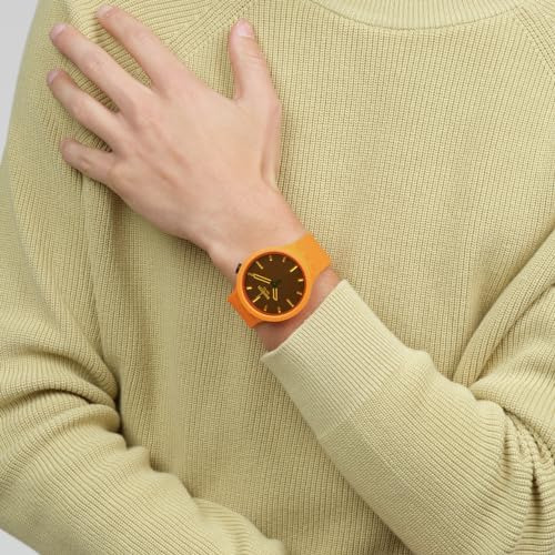 Reloj Pulsera Swatch Unisex Informal, Anaranjado