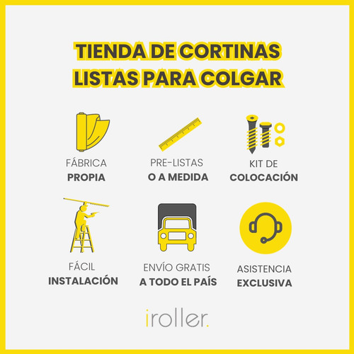 Cortina Roller Sun Screen 5% Blanco 1,20 X 2,20