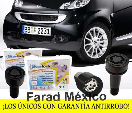 Birlos Seguridad Smart Fortwo Pasion Cabrio Envío Gratis