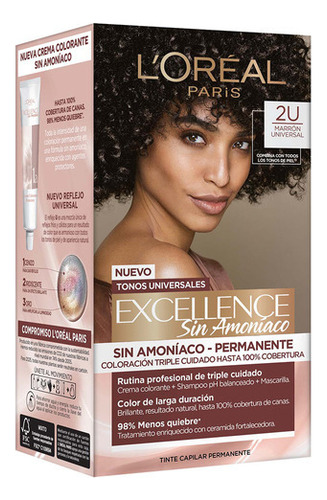 Tintura Excellence Sin Amoniaco Marrón