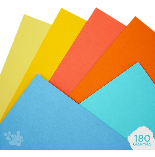 Kit Papel Color Plus Verão 180g A3 60 Folhas