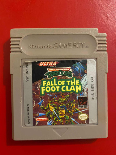 Mutant Ninja Turtles Fall Of The Foot Clan Nintendo Gameboy