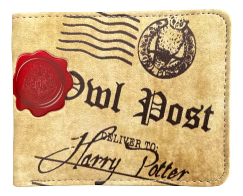 Cartera Billetera Harry Potter Hogwarts Escudo Carta Envio