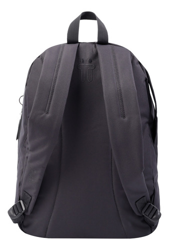 Totto Mochila Resistente Con Organizador Interno Morral Omet Gris Oscuro Lisa