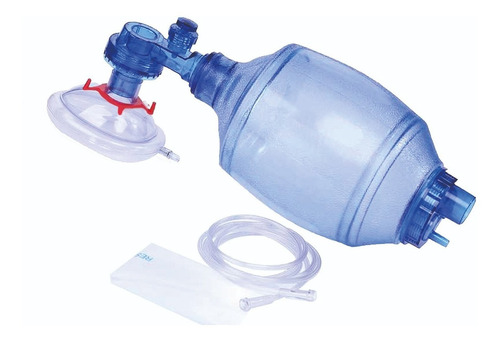 Ambu Reanimador Manual Desechable, Infantil O Pediátrico