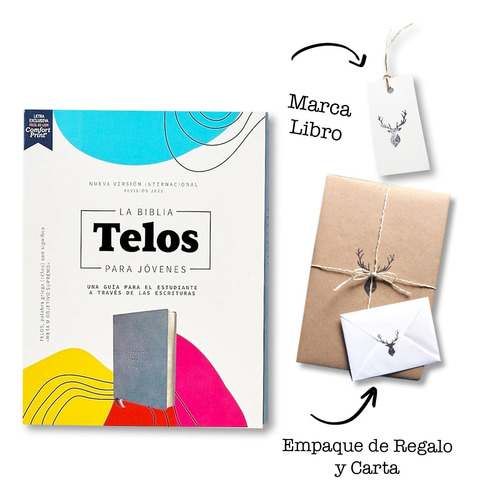 Biblia Telos Para Jóvenes Nvi Tr 2022 Gris