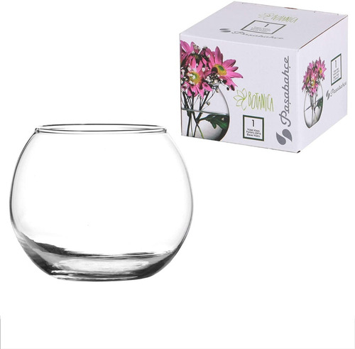 Imagen 3 de 7 de Florero Recipiente Frasco Bowl Vidrio Chico Globo Pasabahce