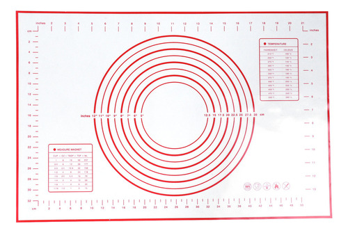 Alfombrilla De Silicona Para Hornear, 40 X 60 Cm, Masa Antid