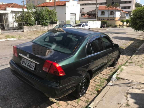 Honda Civic 2002 1.7 Lx Aut. 4p, Completo Tudo Funcionando!!