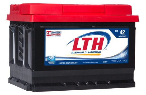 Batería Lth Para Carro Tipo L-42-400. Entrega Cdmx.