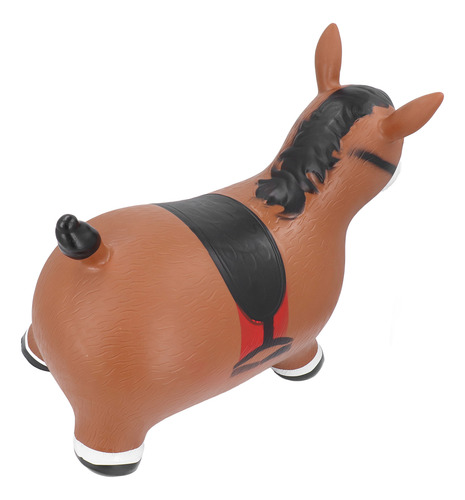 Cavalo De Salto Inflável Bouncy Brown Ride On Bouncing