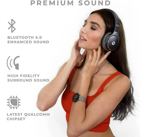 Raycon The Everyday Wireless Bluetooth Over Ear Headphones,