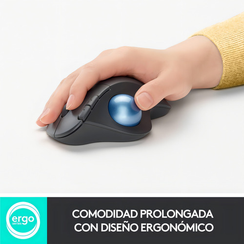 Mouse Inalámbrico Logitech Ergo M575 Negro Trackball